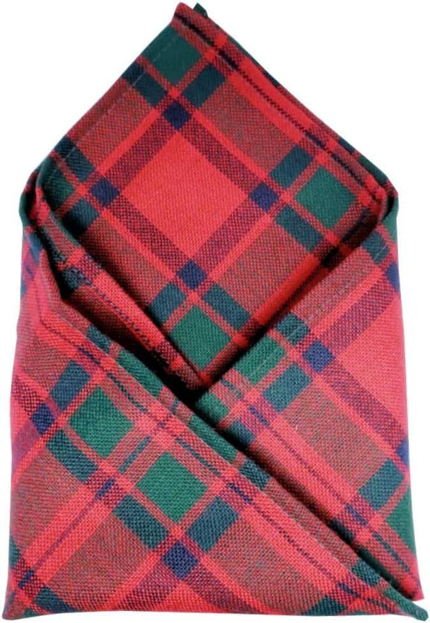 Gents Pure Wool Macintosh Tartan Pocket Square - Made In Scotland
