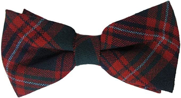 Gents Pure Wool MacIntyre ModernTartan Bow Tie Made in Scotland