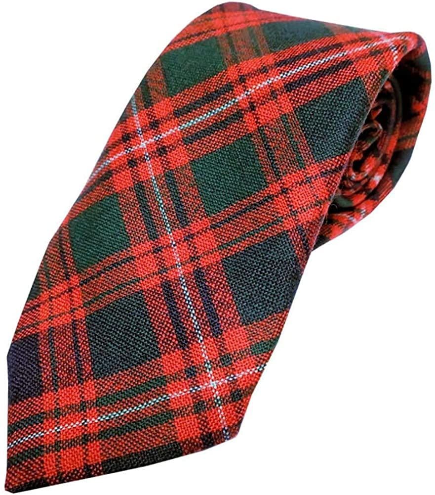 Gents Pure Wool MacIntyre Tartan Tie  Made in Scotland