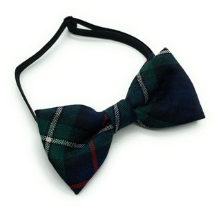 Gents Pure Wool Mackenzie Modern Tartan Bow Tie Made in Scotland