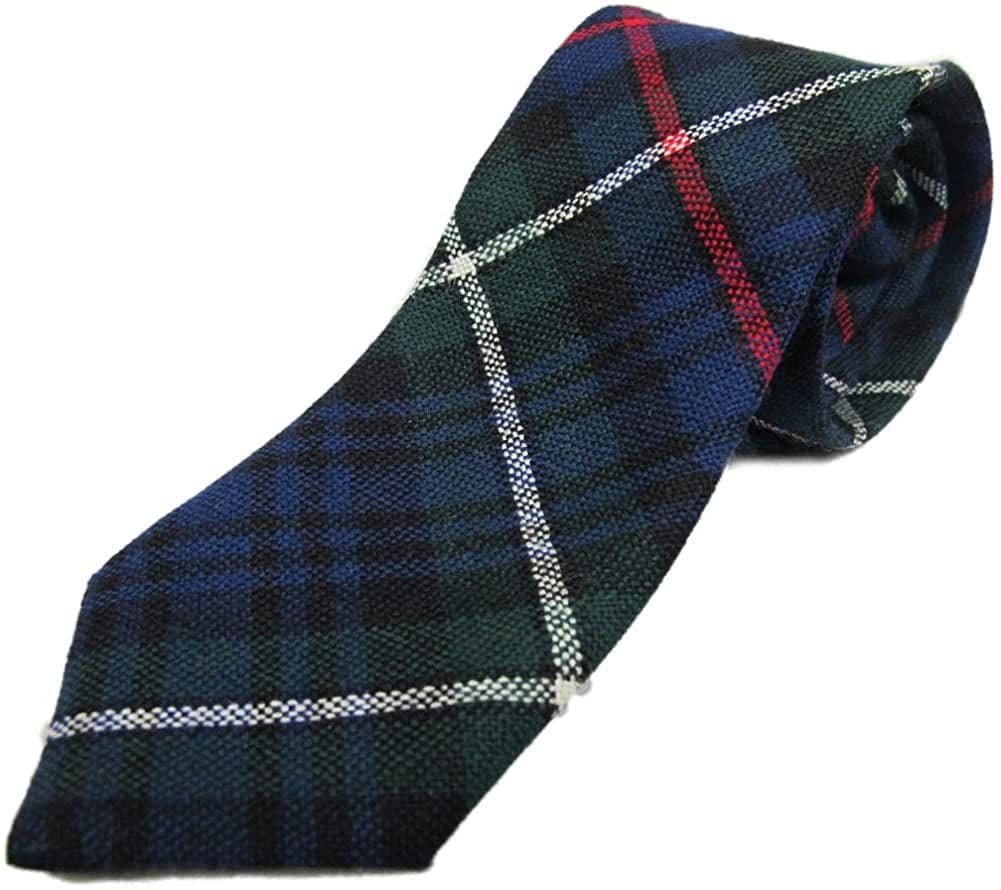 Gents Pure Wool MacKenzie Tartan Tie  Made in Scotland