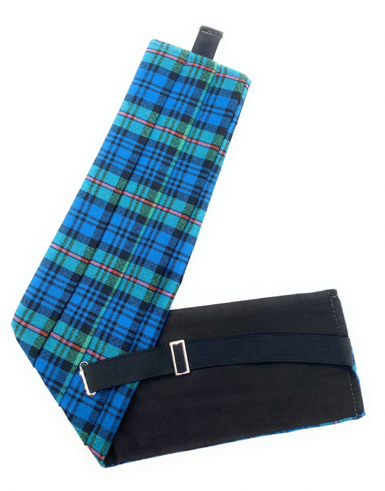 Gents Pure Wool MacKinlay Ancient Tartan Cummerbund Made In Scotland