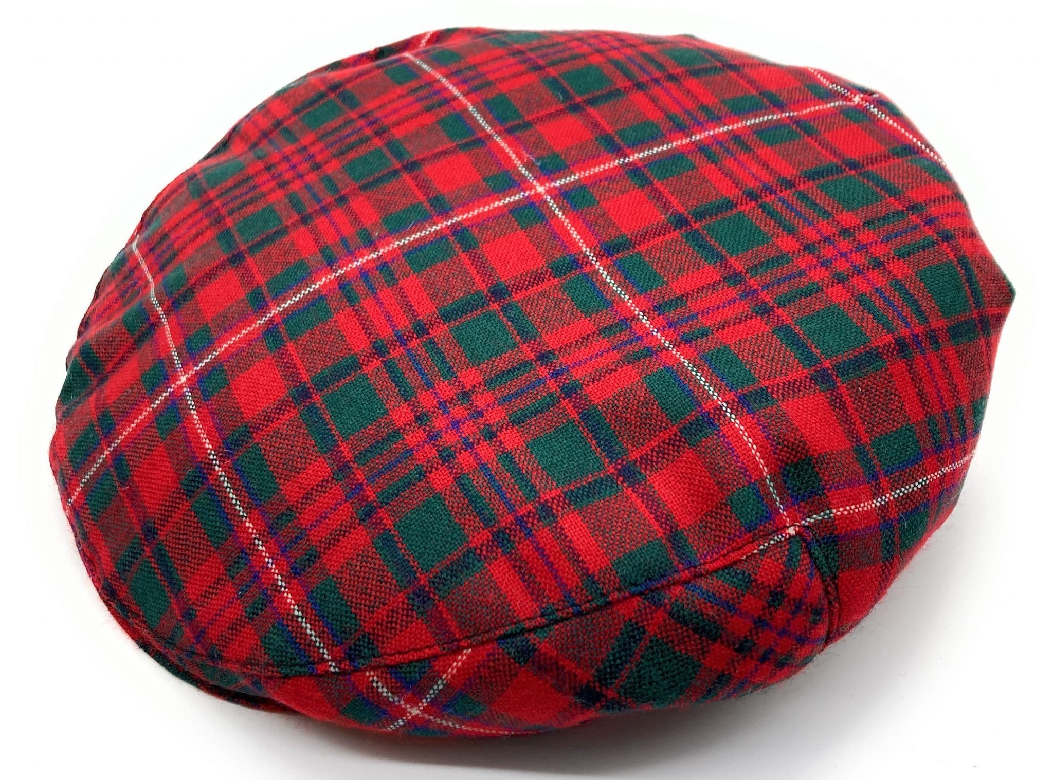 Gents Pure Wool MacKinnon Modern Tartan Flat Cap