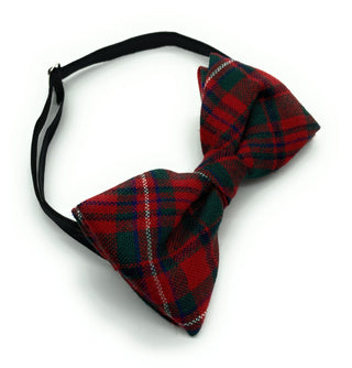 Gents Pure Wool MacKinnon Tartan Bow Tie Made in Scotland