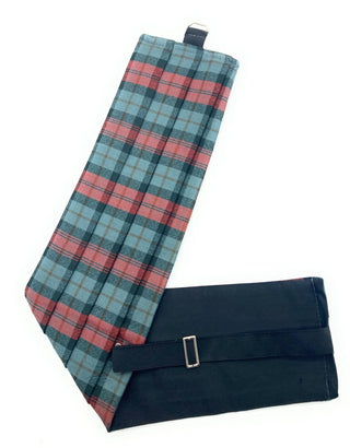 Gents Pure Wool MacLachlan Weathered Tartan Cummerbund Made In Scotland
