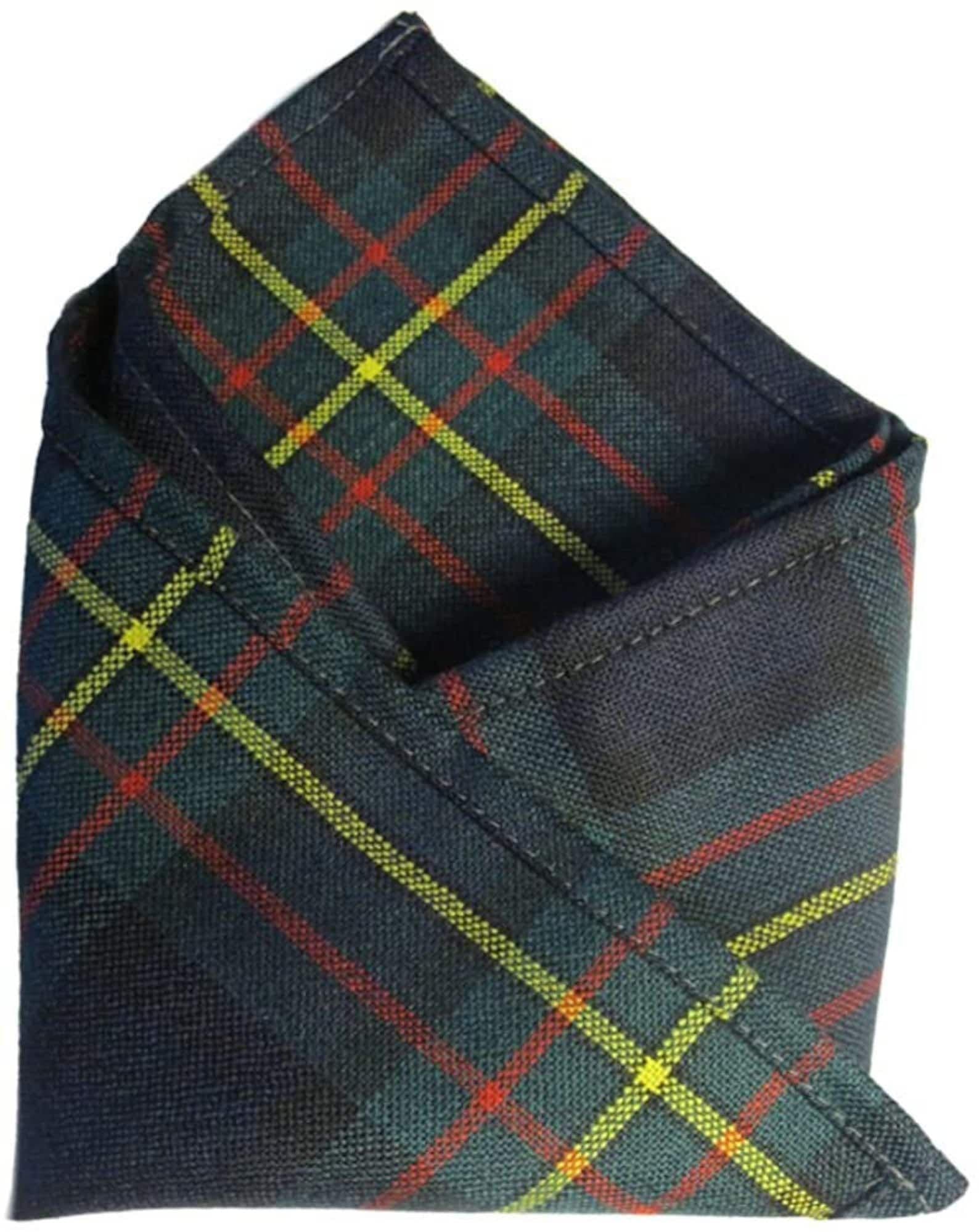 Gents Pure Wool MacLaren Tartan Pocket Square - Made In Scotland
