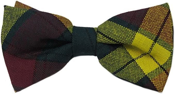 Gents Pure Wool Macmillan Tartan Bow Tie Made in Scotland