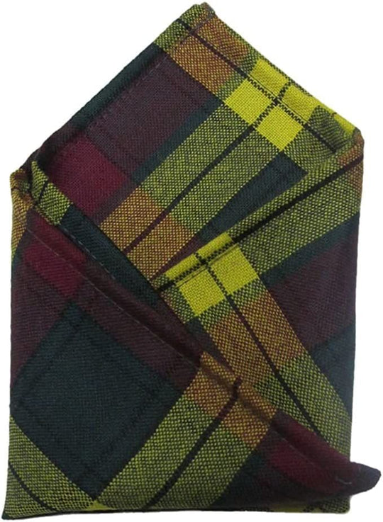 Gents Pure Wool MacMillan Tartan Pocket Square - Made In Scotland