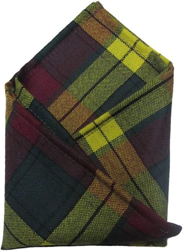 Gents Pure Wool MacMillan Tartan Pocket Square - Made In Scotland