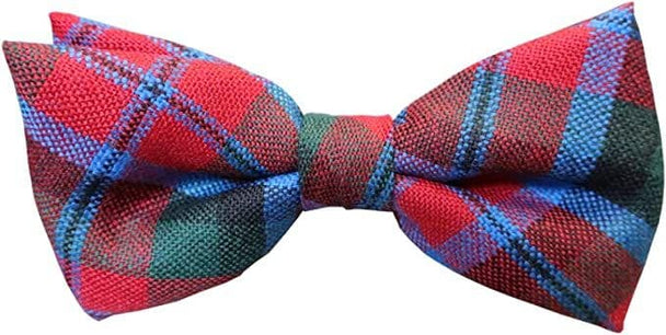 Gents Pure Wool MacNaughton Tartan Bow Tie Made in Scotland