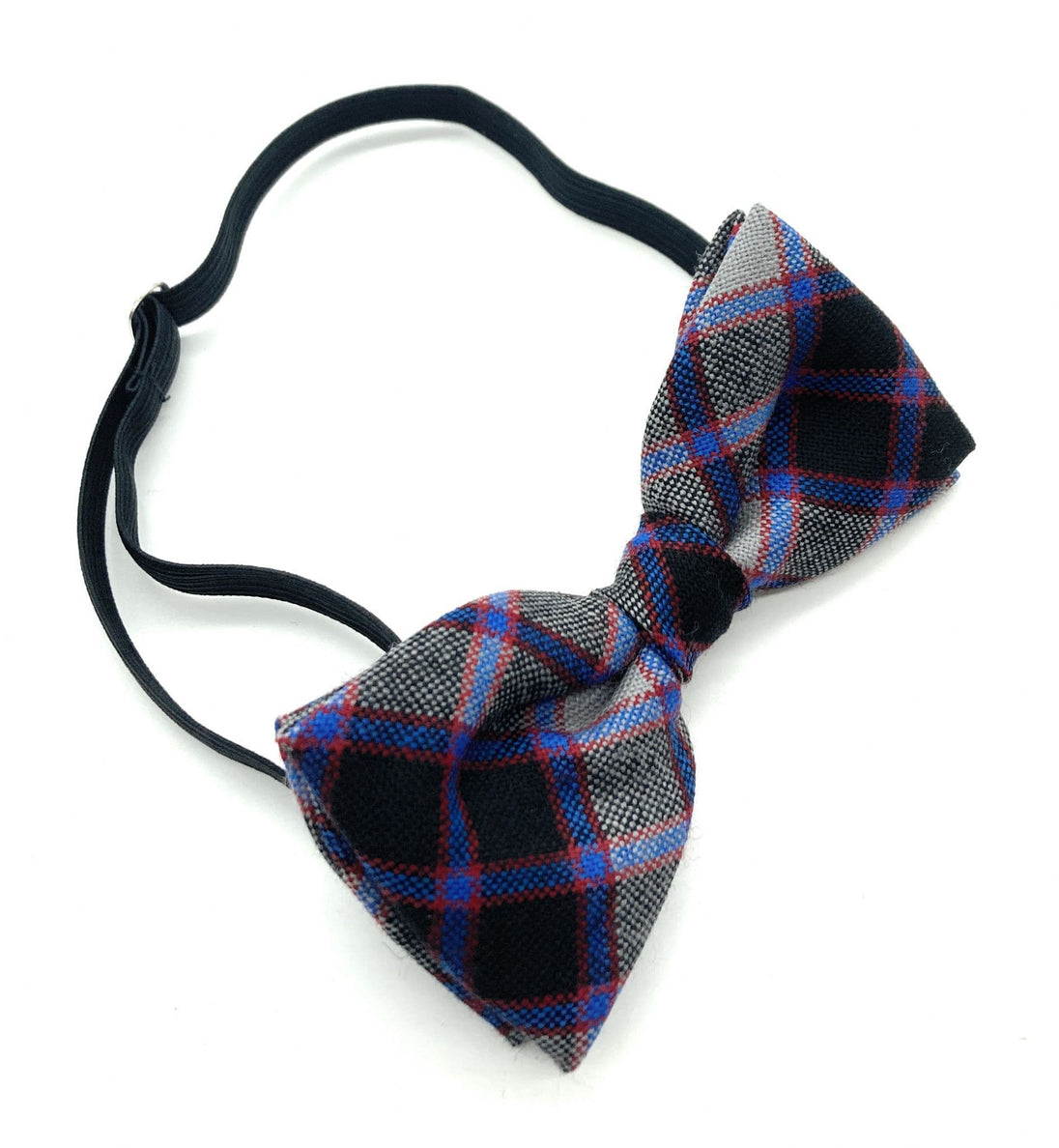 Gents Pure Wool MacPherson Hunting Modern Tartan Bow Tie Made in Scotland