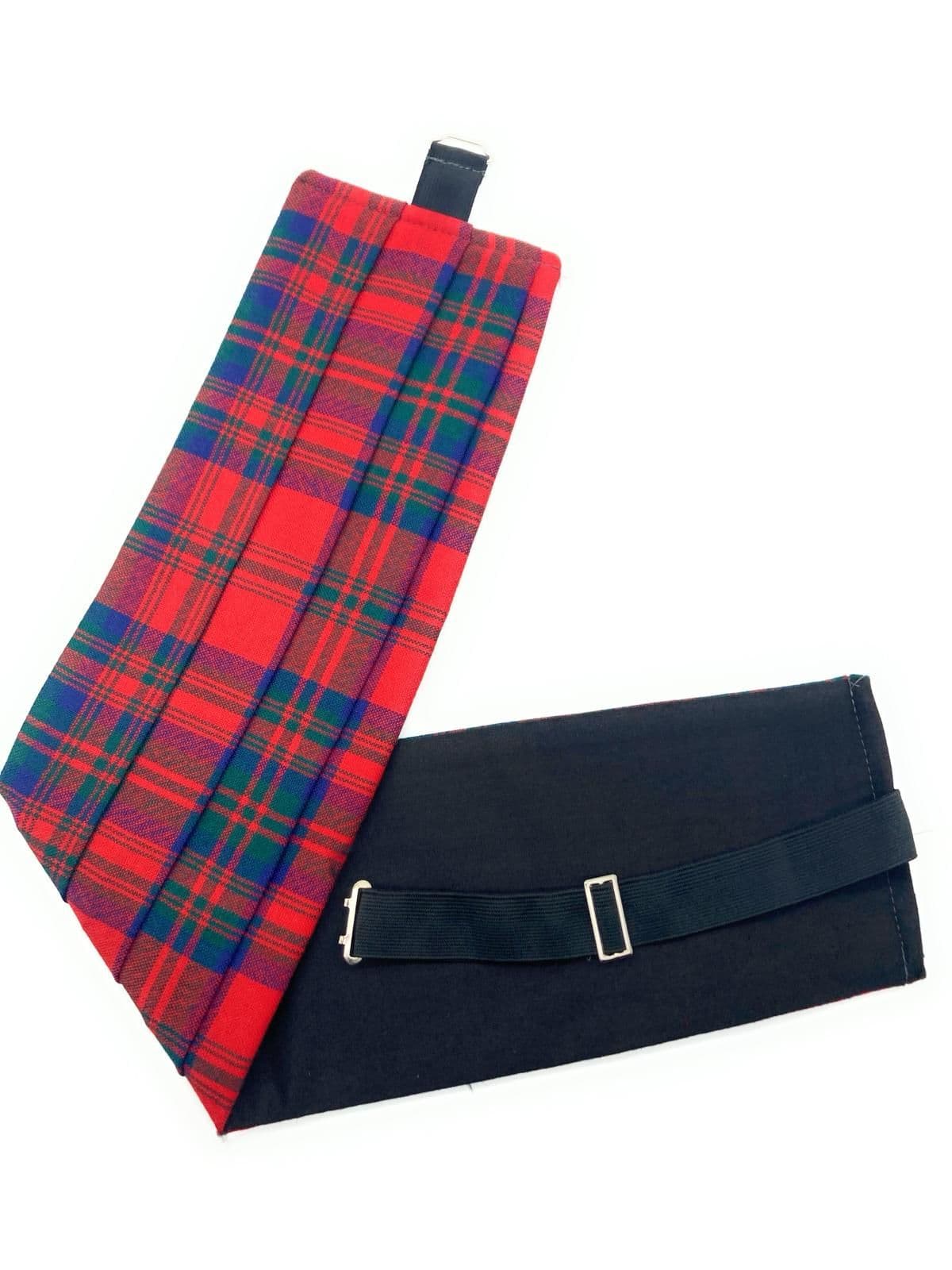 Gents Pure Wool Matheson Modern Tartan Cummerbund Made In Scotland