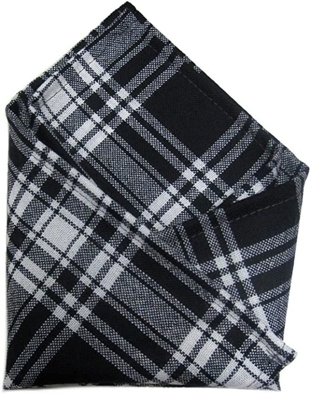 Gents Pure Wool Menzies Tartan Pocket Square - Made In Scotland