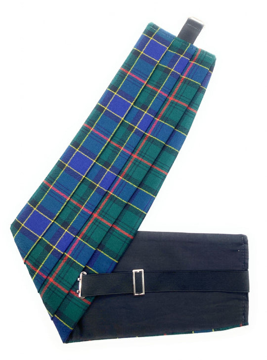 Gents Pure Wool Ogilvie Hunting Tartan Cummerbund Made In Scotland