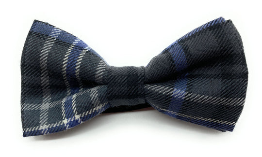 Gents Pure Wool Scotland Forever Antique Tartan Bow Tie Made in Scotland