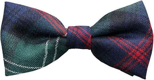 Gents Pure Wool Sutherland Tartan Bow Tie Made in Scotland