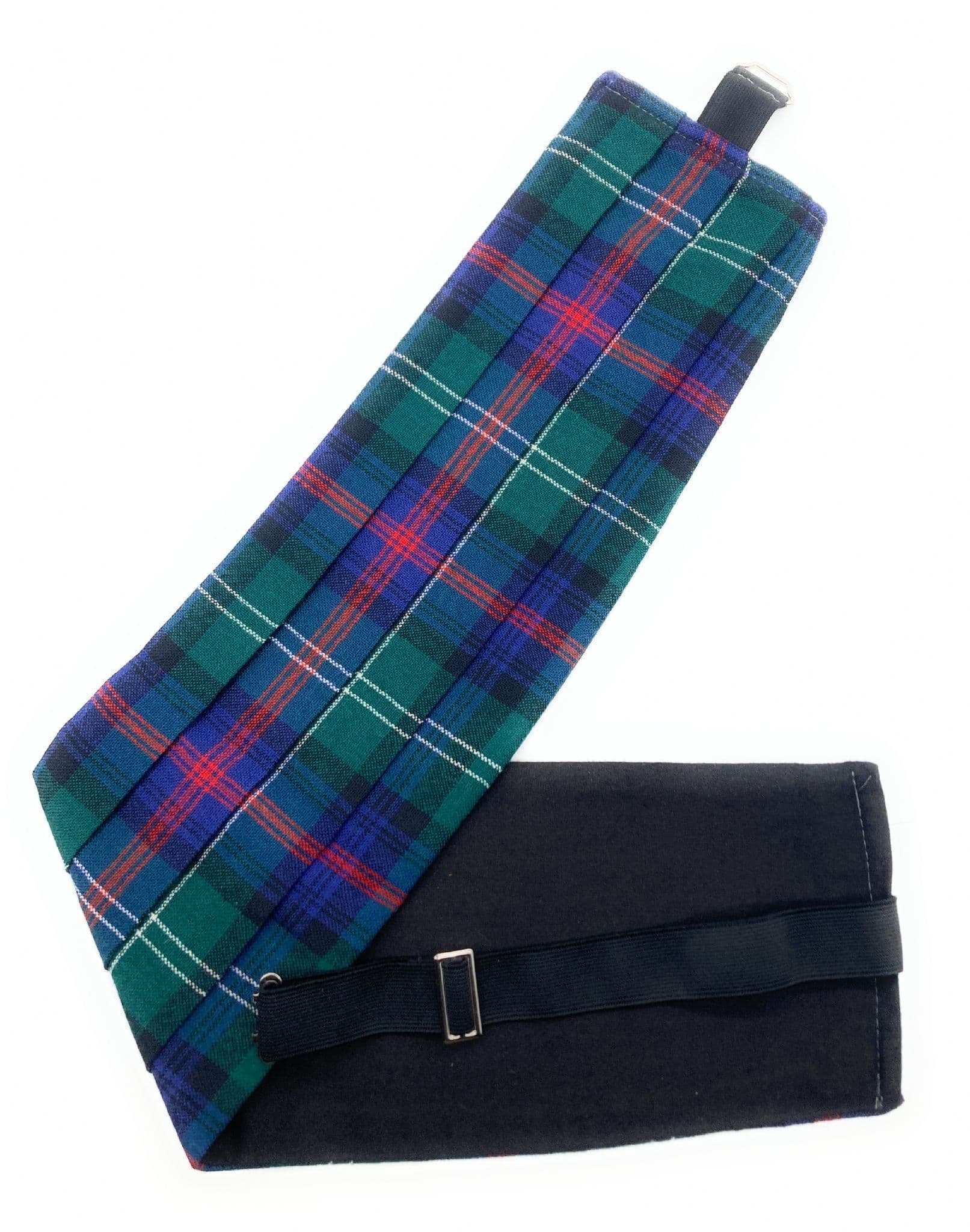 Gents Pure Wool Sutherland Tartan Cummerbund Made In Scotland