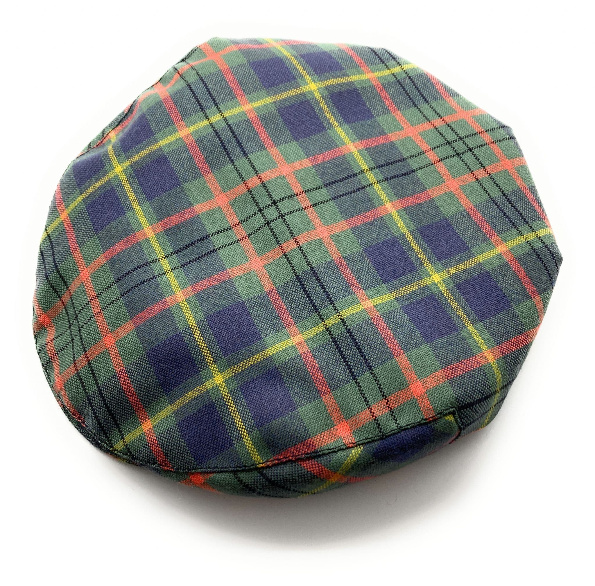 Gents Pure Wool Taylor Weathered Tartan Flat Cap