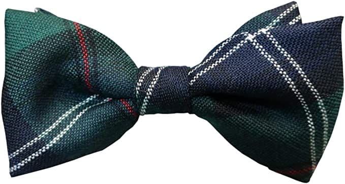 Gents Pure Wool Urquhart Tartan Bow Tie Made in Scotland