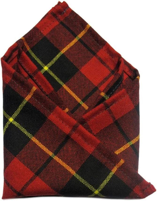 Gents Pure Wool Wallace Tartan Pocket Square - Made In Scotland