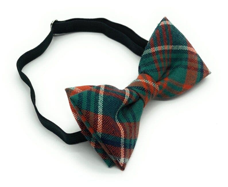 Gents Pure Wool Wilson Ancient Tartan Bow Tie By Ingles Buchan of Scotland
