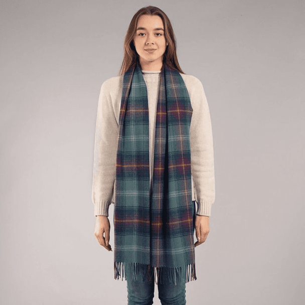 Hame Tartan Luxury Oversized Pure Lambswool Unisex Scarf - Made in Scotland
