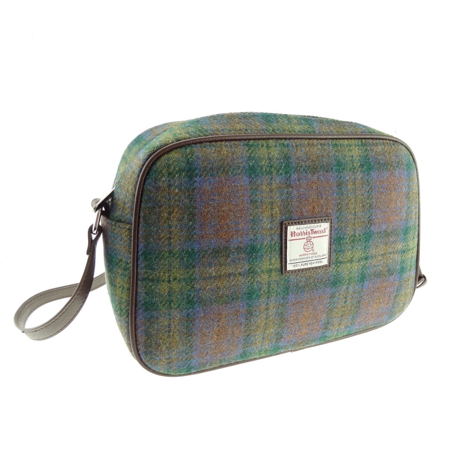 Ladies Authentic Harris Tweed Avon Shoulder Bag Isle of Skye Tartan