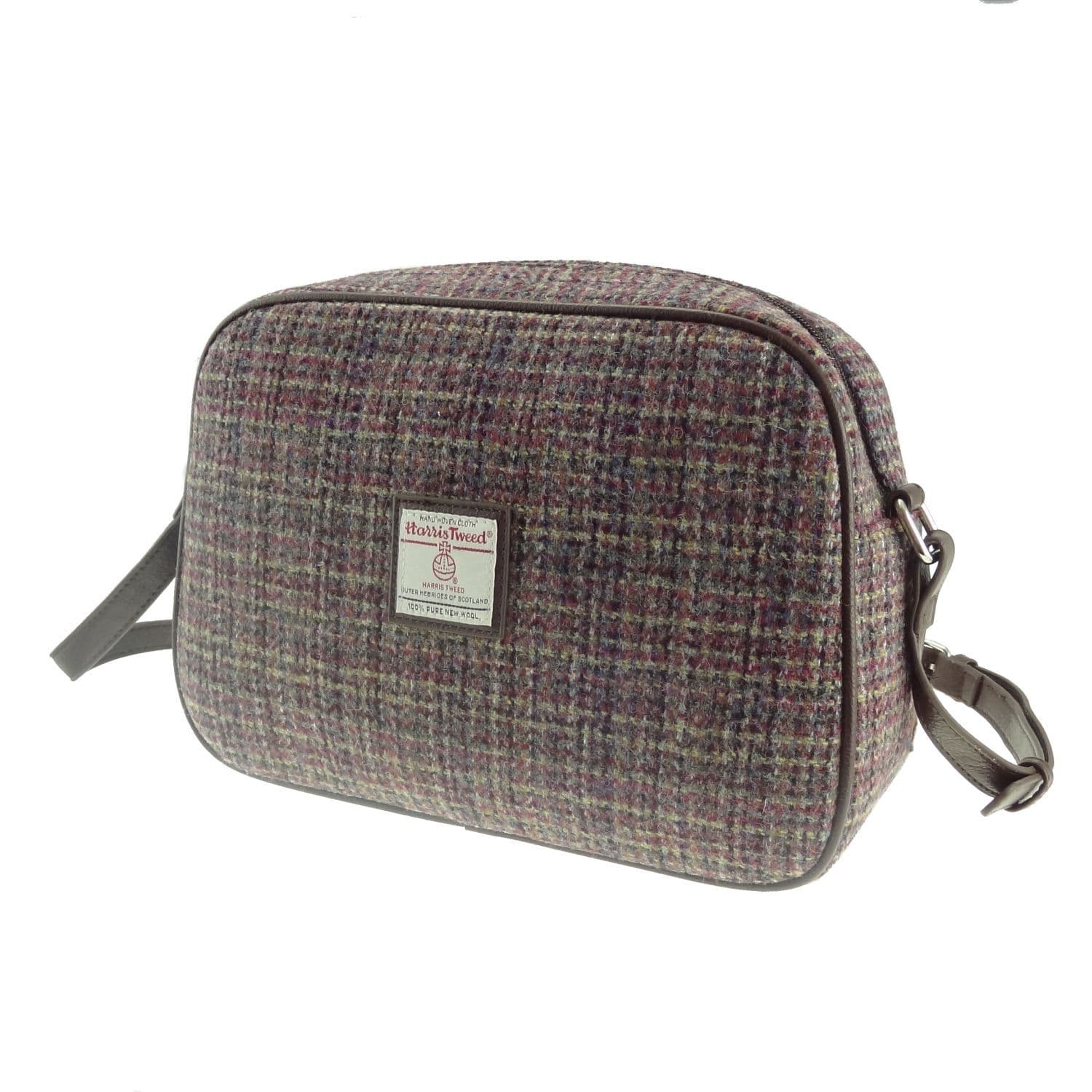 Ladies Authentic Harris Tweed Avon Shoulder Bag Multi Colour Weave