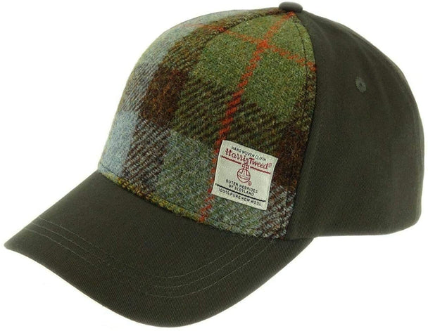Ladies Authentic Harris Tweed Baseball Cap MacLeod Tartan