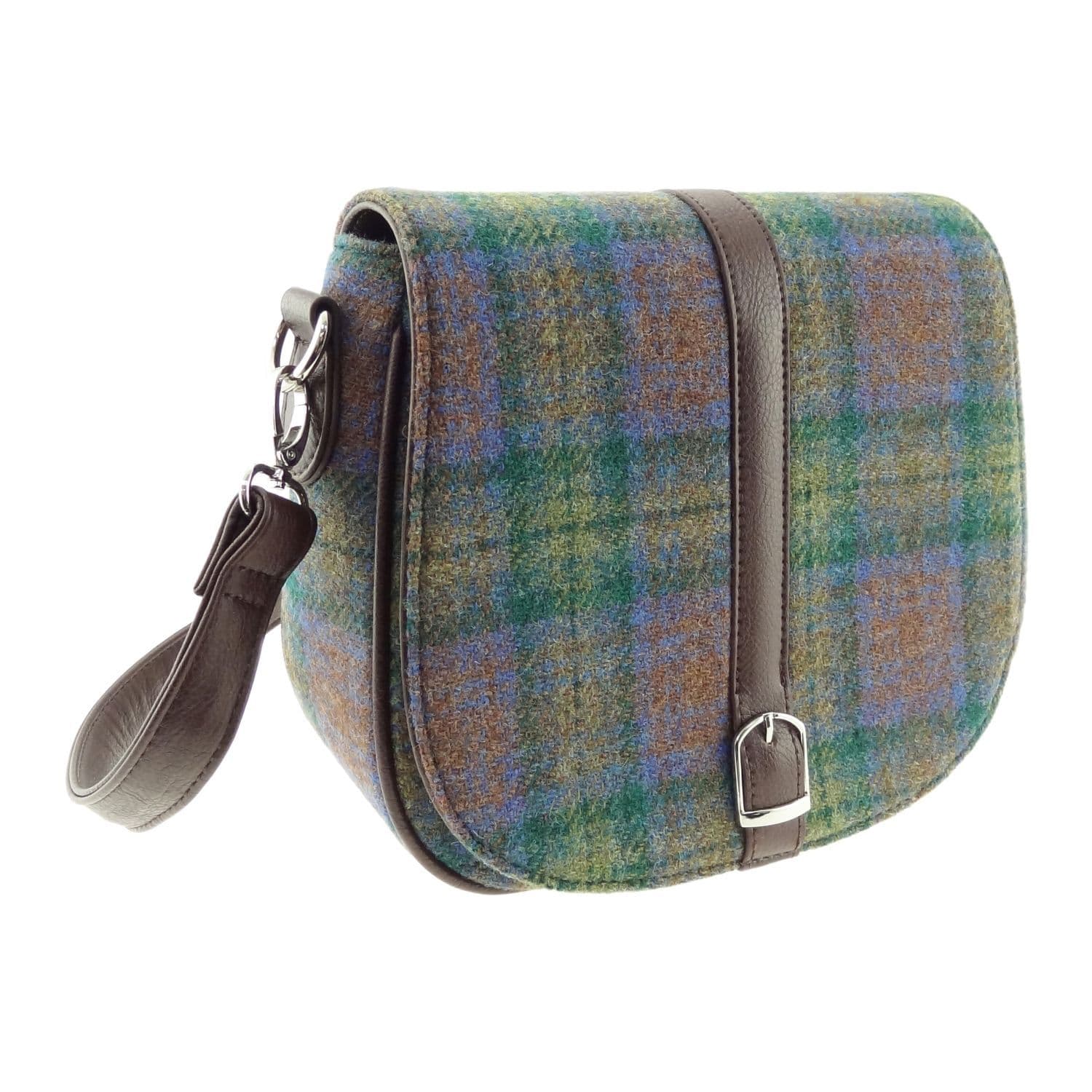 Ladies Authentic Harris Tweed Isle of Skye Tartan Shoulder Bag