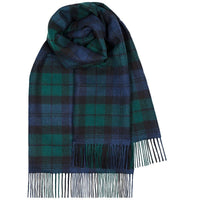 Ladies Black Watch Tartan Pure Lambswool Stole