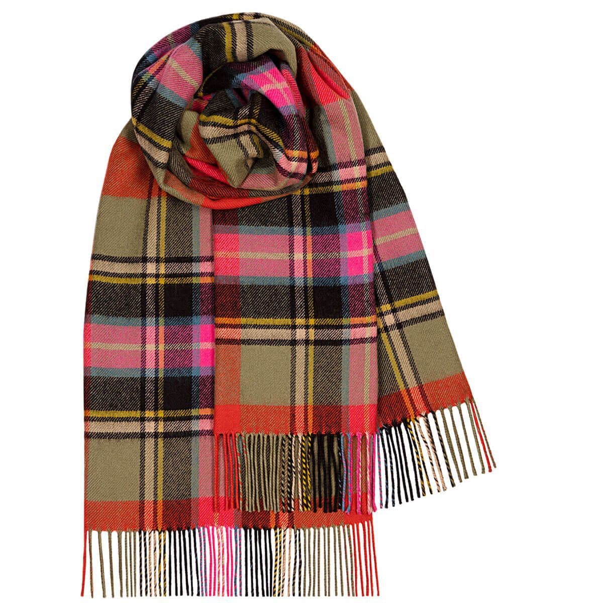 Ladies Bruce of Kinnaird Ancient Tartan Lambswool Stole