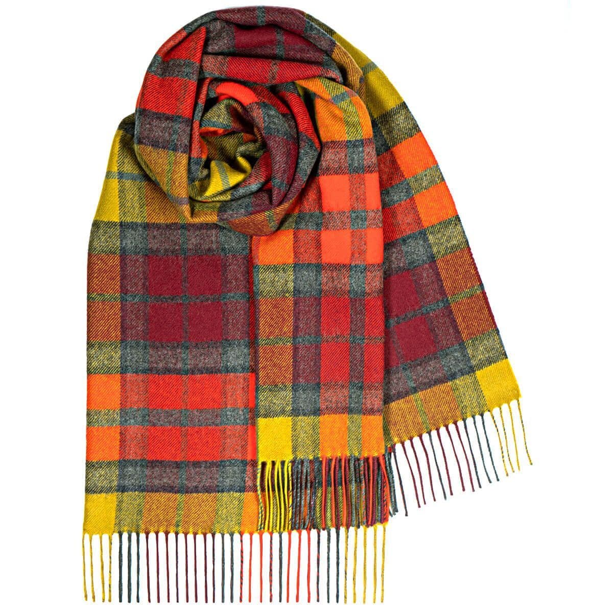 Ladies Buchanan Berry Tartan Pure Lambswool Stole