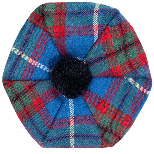 Ladies City of Edinburgh Tartan Lambswool Tam - Made in Scotland