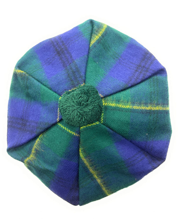 Ladies Johnstone Modern Tartan Lambswool Tam - Made in Scotland