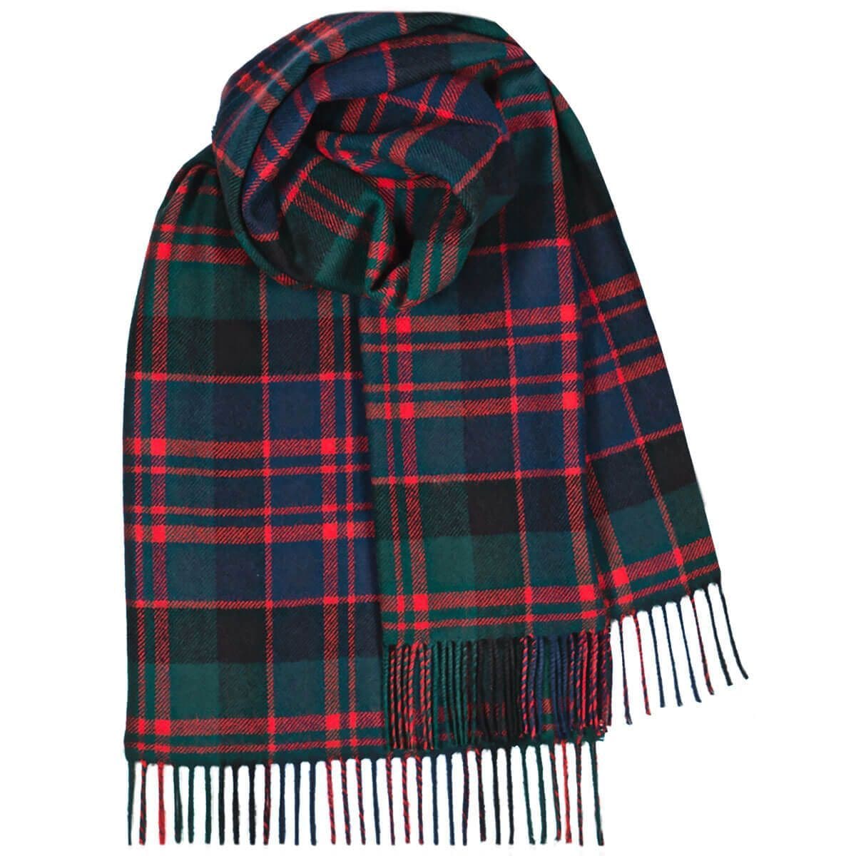 Ladies MacDonald Modern Tartan Pure Lambswool Stole