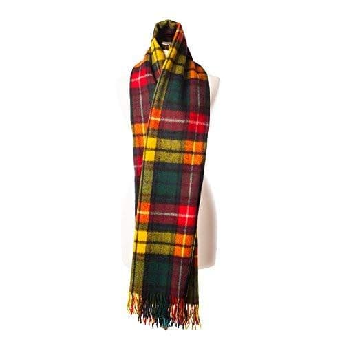 Ladies Pure Lambswool Buchanan Modern Tartan Stole