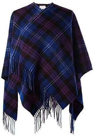 Ladies Pure Lambswool Heritage of Scotland Tartan Mini Cape