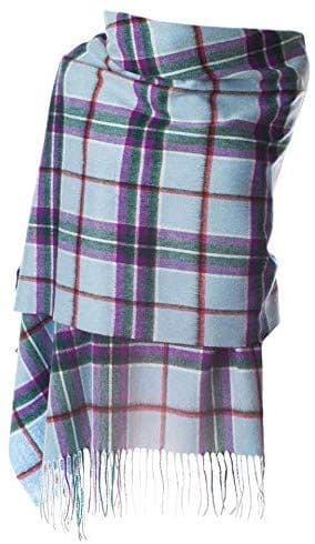 Ladies Pure Lambswool World Peace Tartan Stole