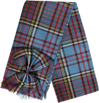 Ladies Pure Wool Anderson Ancient Tartan Mini Sash With Rosette Made in Scotland