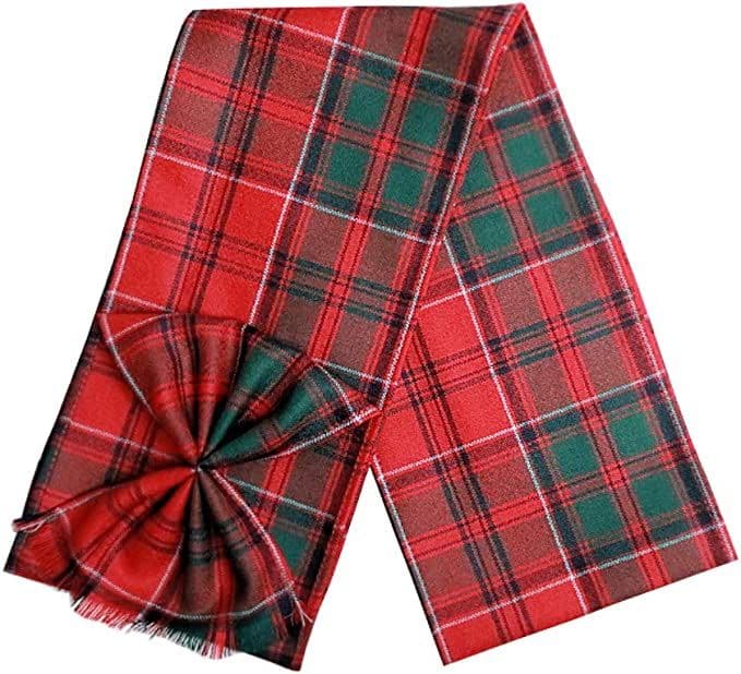 Ladies Pure Wool Drummond Modern Tartan Mini Sash With Rosette Made in Scotland