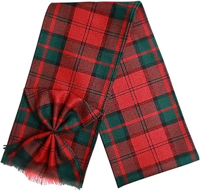 Ladies Pure Wool Dunbar Modern Tartan Mini Sash With Rosette Made in Scotland