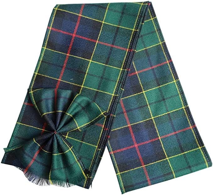 Ladies Pure Wool Foresyth Tartan Mini Sash With Rosette Made in Scotland