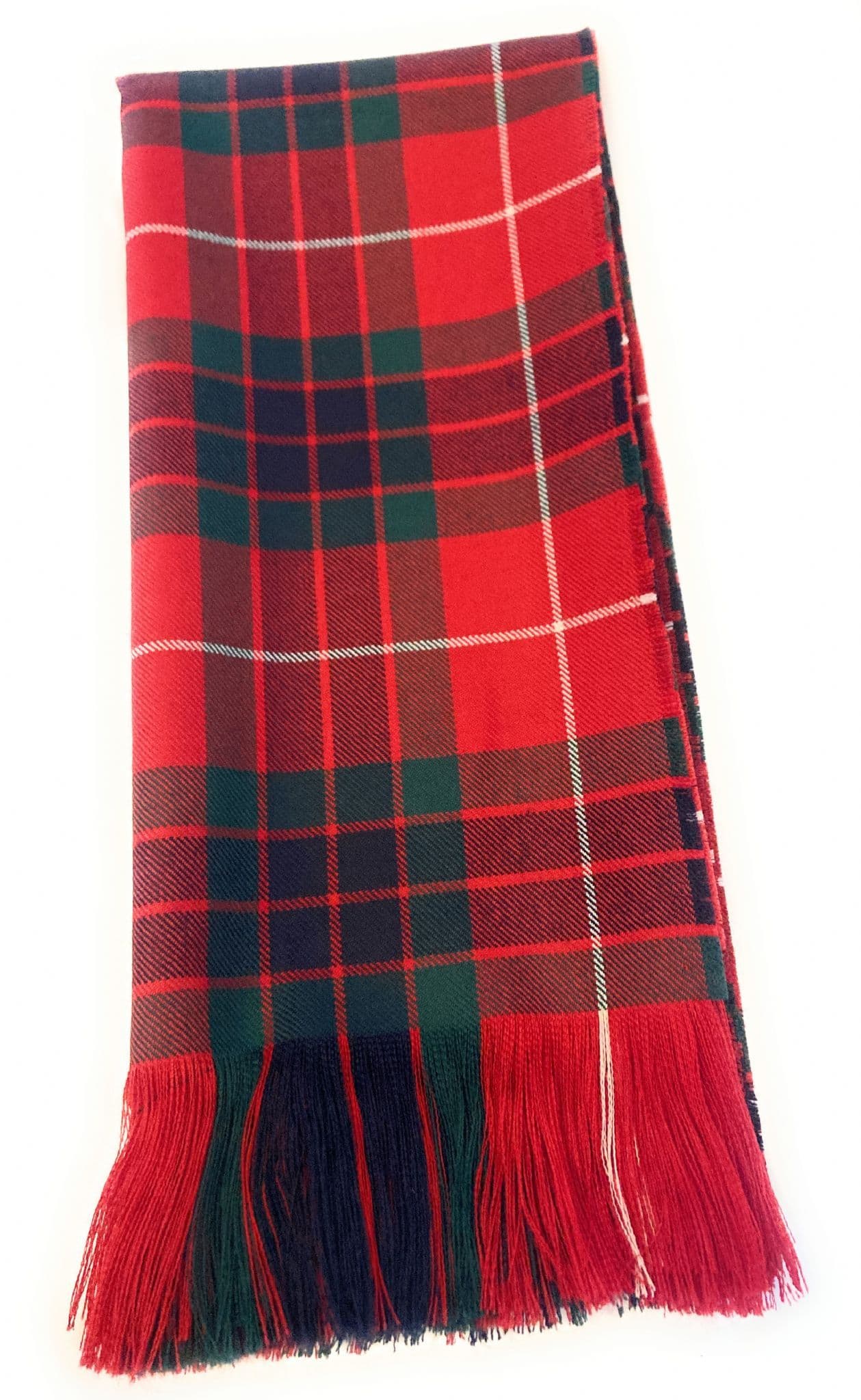Ladies Pure Wool Fraser Red Stole/Shawl/Long Scarf