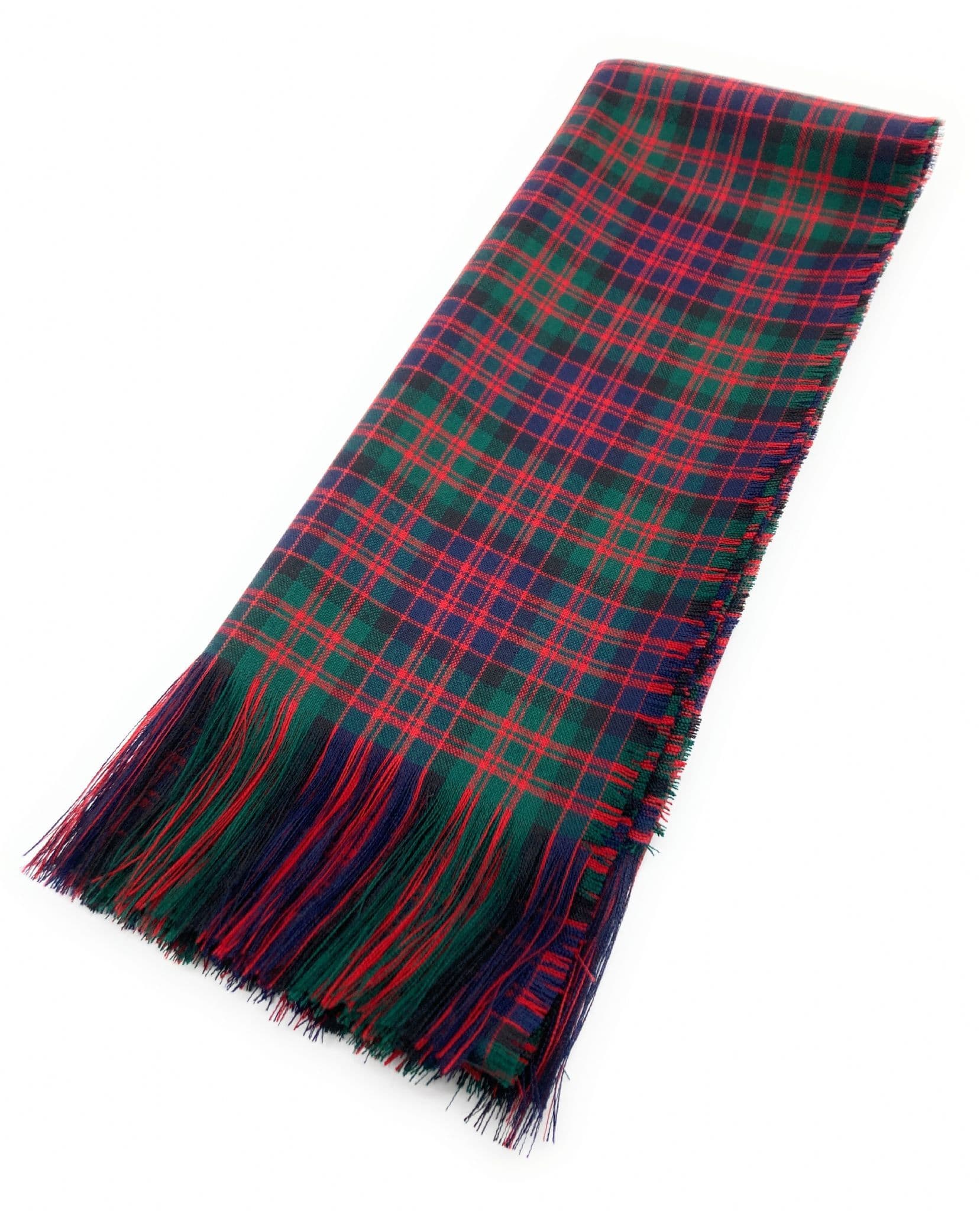 Ladies Pure Wool Full Size MacDonald Modern Tartan Sash - Made in Scotland