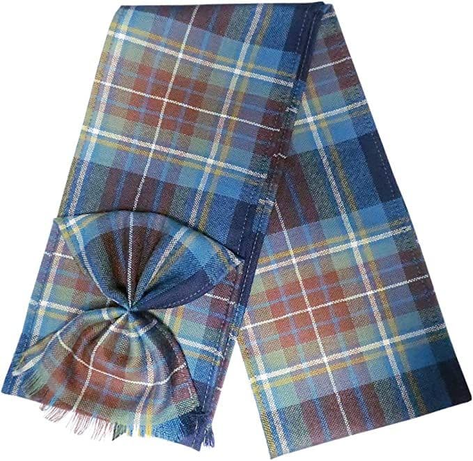Ladies Pure Wool Holyrood Tartan Mini Sash With Rosette Made in Scotland