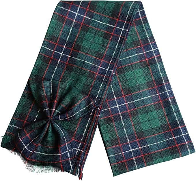 Ladies Pure Wool Hunter Tartan Mini Sash With Rosette Made in Scotland