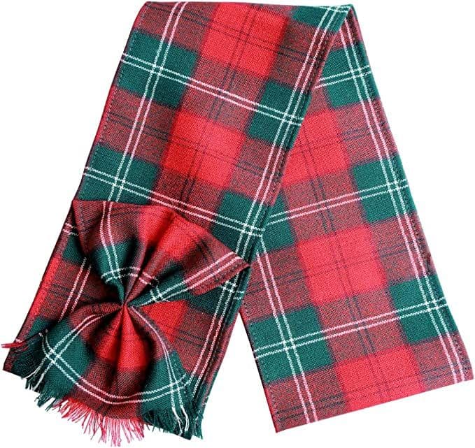 Ladies Pure Wool Lennox Tartan Mini Sash With Rosette Made in Scotland