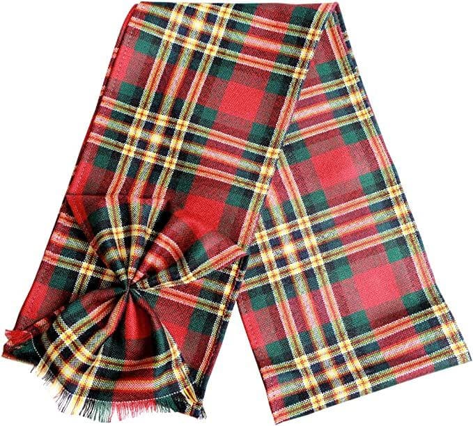 Ladies Pure Wool MacGill Modern Tartan Mini Sash With Rosette Made in Scotland
