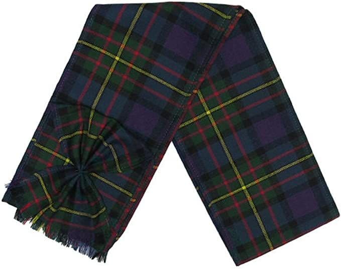 Ladies Pure Wool MacLaren Tartan Mini Sash With Rosette Made in Scotland